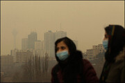 عجیب‌ترین تصویر از آلودگی هوای شدید تهران | شهری کدر در زیر آسمان آبی