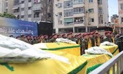 ببینید | تشییع پیکر گروهی از رزمندگان حزب الله در بکا و جنوب لبنان
