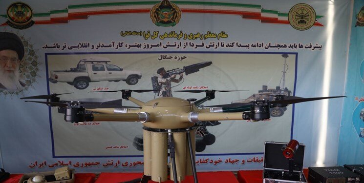 تصاویر و جزئیات تجهیزات ارتش که امروز رونمایی شدند؛ از شبیهساز واقعیت مجازی بالگرد تا مولتی روتور بمبافکن هوشمند