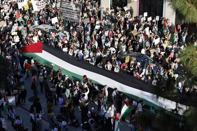 جهان صدای فلسطین شد | ۸ قاب از اعتراضات چند هزار نفری در سراسر دنیا | شعارهای معترضان چیست؟