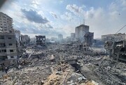 تصاویر لحظات اولیه بمباران بیمارستان «الصداقه» ترکیه در غزه