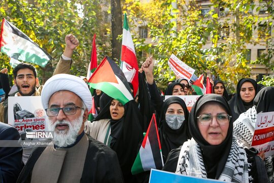 تجمع اساتید دانشگاه‌های تهران مقابل دفتر سازمان ملل