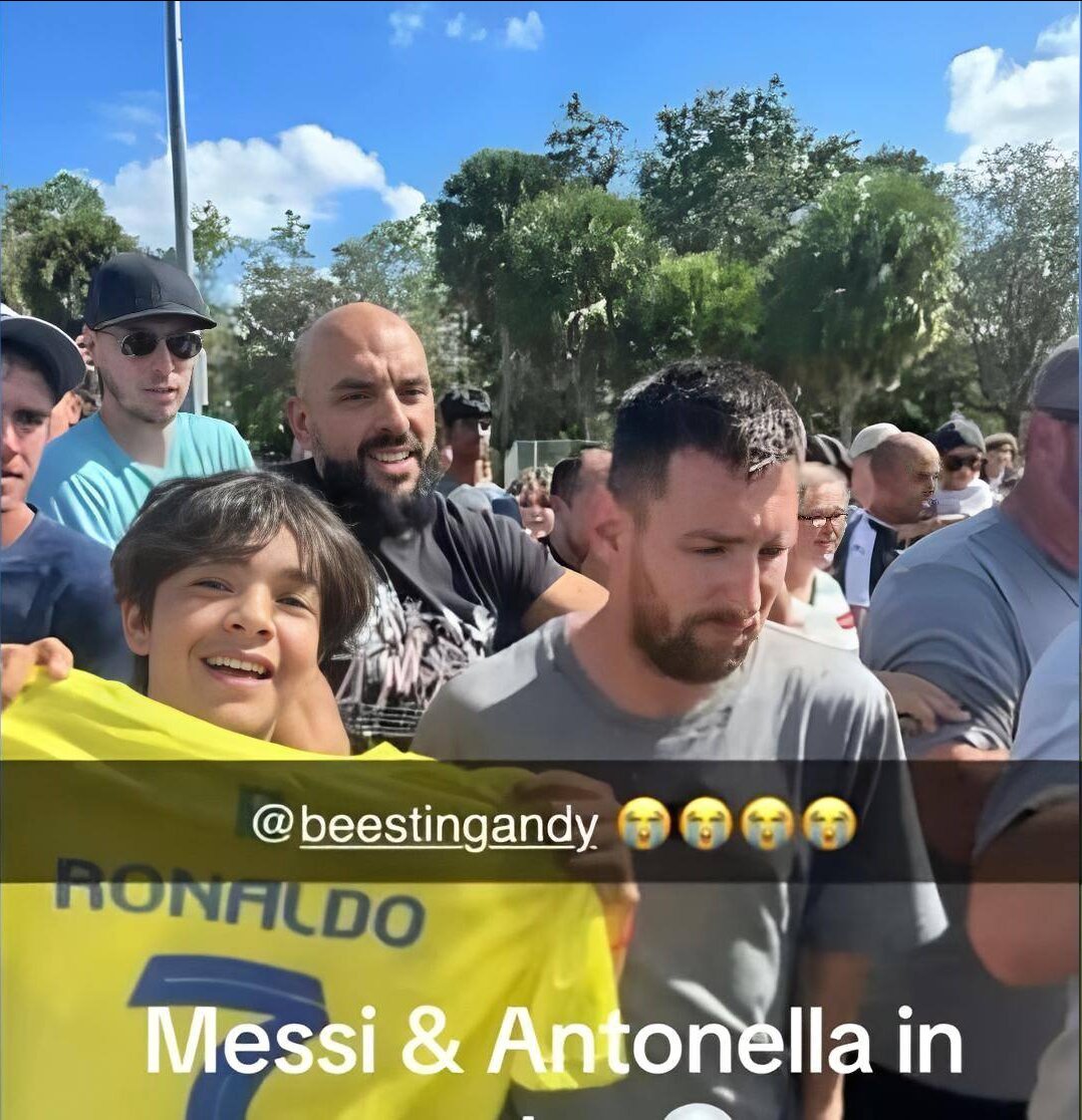 عکسی از مسی با پیراهن رونالدو در النصر