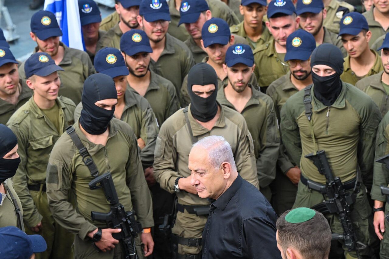 عکس | محافظان نتانیاهو از افسران اسرائیلی هم می ترسند
