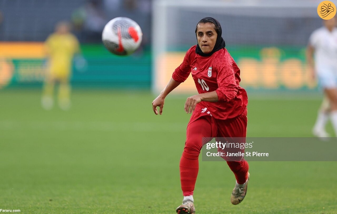 دیدار تیم فوتبال زنان ایران با چین تایپه