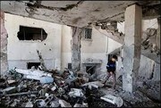 تصاویر منفجر شدن خانه معاون رئیس دفتر سیاسی جنبش حماس توسط اسرائیلی‌ها