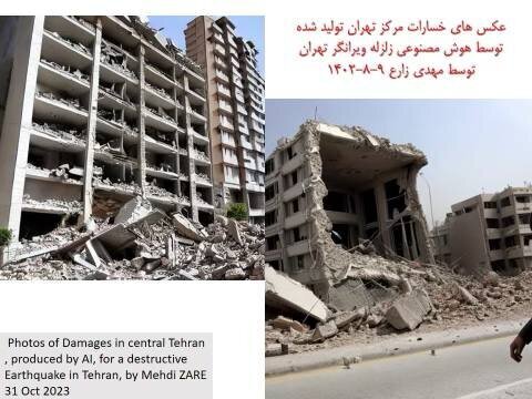 زلزله 7 ریشتری در تهران