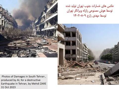 زلزله 7 ریشتری در تهران