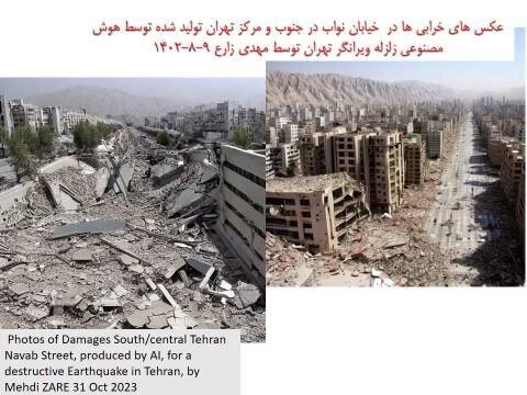 زلزله 7 ریشتری در تهران