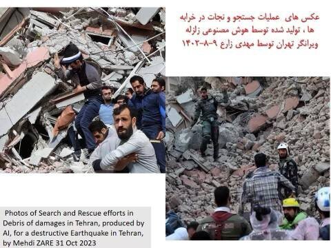 زلزله 7 ریشتری در تهران