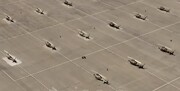 تصاویر بی‌نظیر آرایش ۲۰۰ هلیکوپتر هوانیروز ارتش قبل از پرواز | مهندسان هوانیروز در شرایط تحریم شاهکار کردند