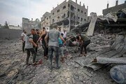 بمباران جنون‌آمیز غزه ؛ ۱۰۰ حمله هوایی در عرض نیم ساعت + ویدئو