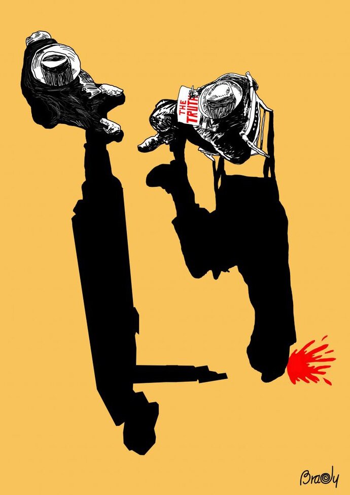 کارتونیستهای مشهور امریکای لاتین در تهران | این کارتونهای بامزه را ببینید