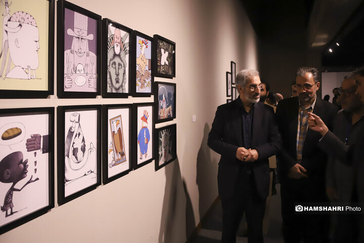 افتتاح نمایشگاه کارتون و کاریکاتور آمریکای لاتین