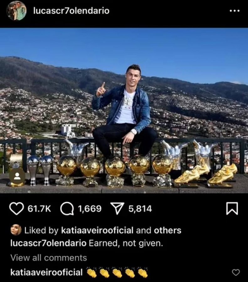 عکس | حمله جنجالی خواهر رونالدو به توپ طلای لیونل مسی | ۵ ایموجی معنادار!