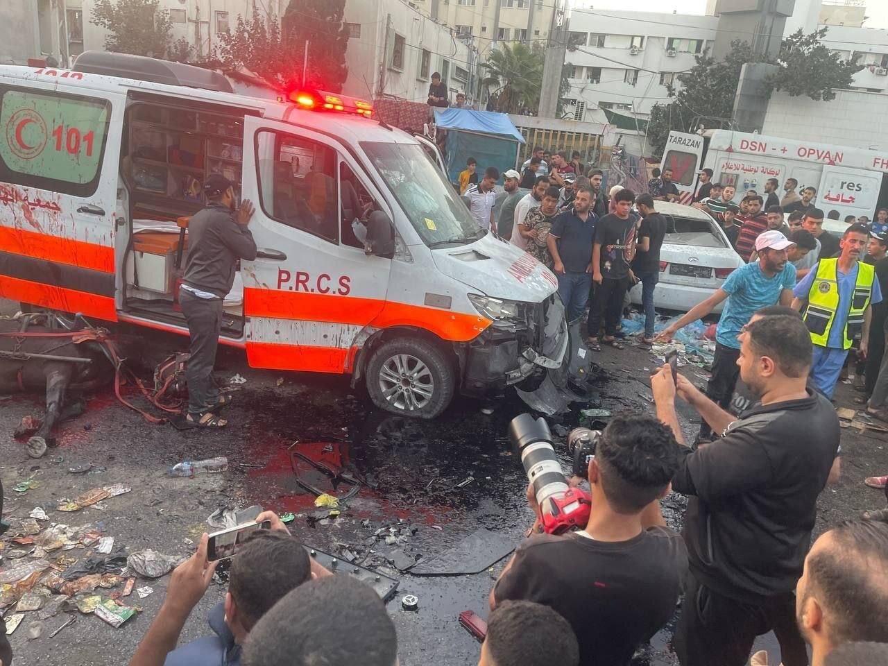حمله اسرائیل به بیمارستان شفا غزه
