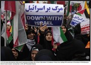 گزارش آسوشیتدپرس از تجمع ۱۳آبان تهران| مردم ۲کیلومتر راهپیمایی کردند| هزاران نفر شعار مرگ بر آمریکا دادند