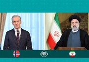 گفتگوی رئیسی با نخست‌وزیر نروژ | جنگ با حماس نبرد با دموکراسی است | ایران راهکاری عادلانه برای حل مسئله فلسطین ارائه کرد