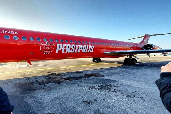 عکس | پرسپولیس با هواپیمای اختصاصی تیم ملی پرتغال و دانمارک پرید