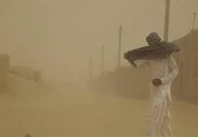 ببینید | شهرهای سیستان و بلوچستان غرق در گردو غبار