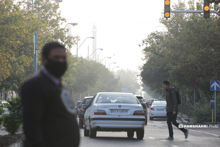 گزارش تصویری از تداوم آلودگی هوا در تهران