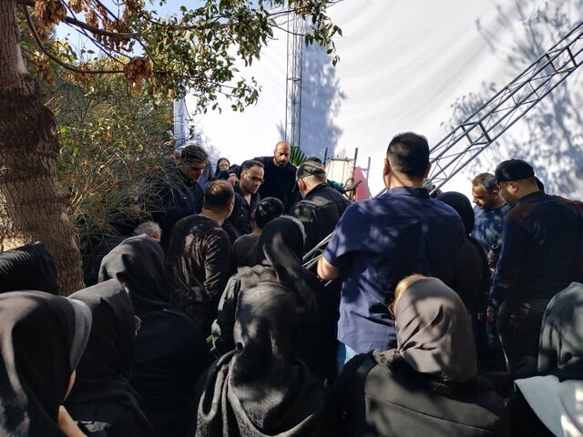 تصاویر | گفتی آتیلا زود رفت، خودت که زودتر رفتی! | پیکر الهام شکیب به خاک سپرده شد