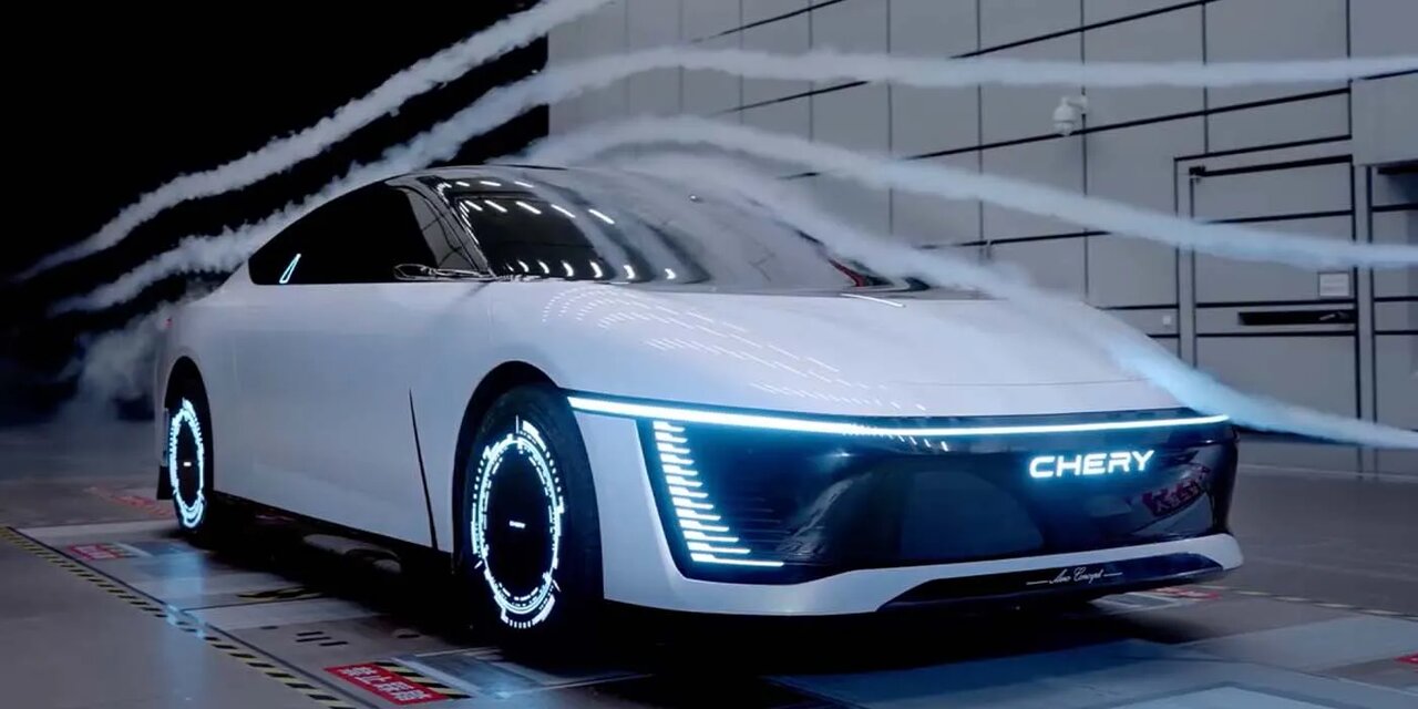 تصاویر | ادعای عجیب خودروساز چینی | آیرودینامیک‌ترین خودروی جهان را ساخته‌ایم