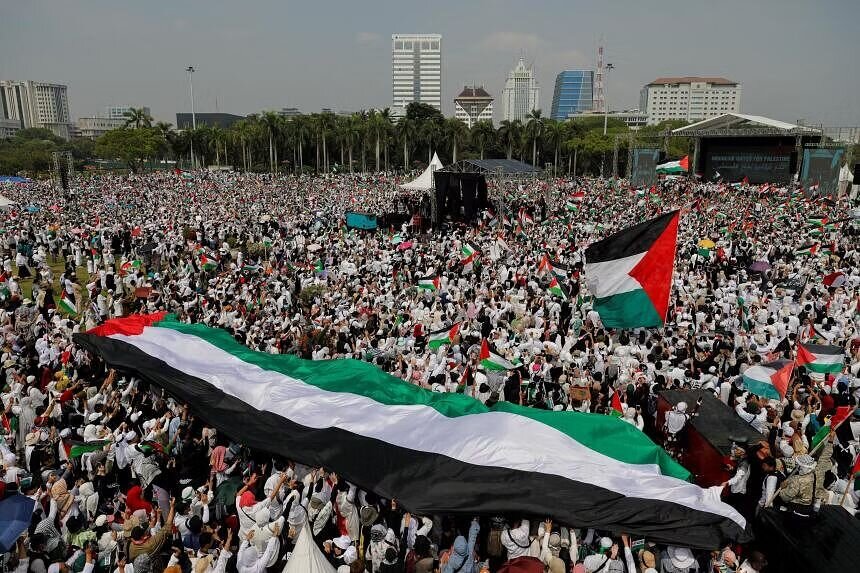 غوغای حامیان فلسطین در مکزیکوسیتی پایتخت مکزیک
