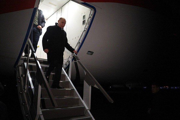 تصاویر بازدید پوتین از مقر مدیریت جنگ اوکراین در روستوف