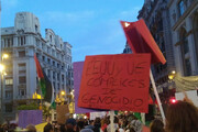 ببینید |‌ پرجمعیت ترین تظاهرات اسپانیایی ها در حمایت از غزه | هم صدایی میلیون ها نفر در خیابان ها