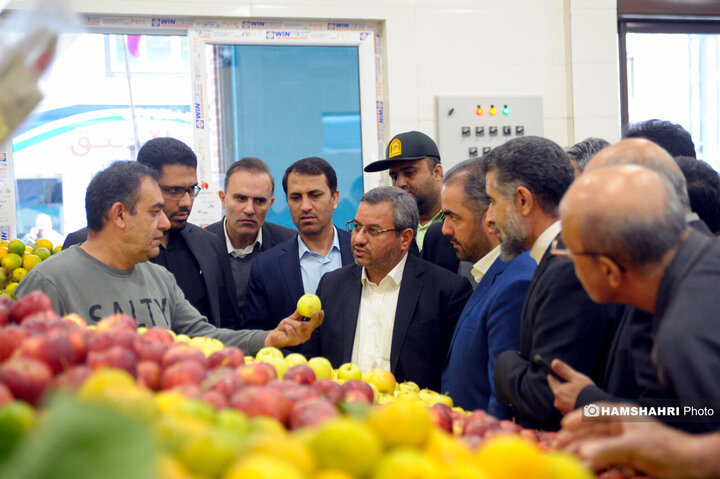 بهره برداری از دو بازار میوه و تره بار در منطقه 17 تهران