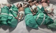 تصاویر وضعیت تلخ نوزادان نارس در بیمارستان شفای غزه