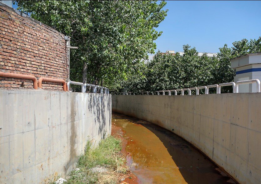 کانال تونل انتقال آب سطحی باران و سیل