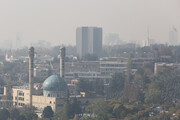 تصاویر وضعیت وخیم آلودگی هوای مشهد