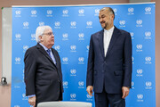 تصاویر | سفر وزیر خارجه و دیدارهایش در ژنو
