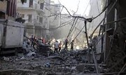 ببینید | بمباران مرکز پناهندگان سازمان ملل متحد توسط اسرائیل | سوزاندن معلولان فلسطینی
