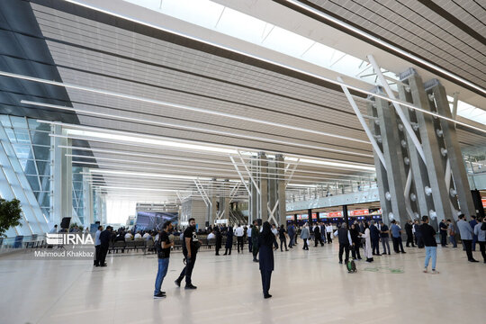 افتتاح پایانه جدید فرودگاه کیش