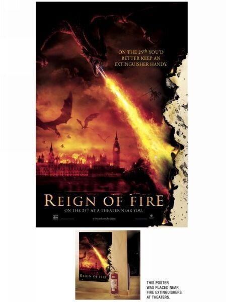 تصاویری جذاب از تبلیغات محیطی خارقالعاده فیلمها | ایدههای ساده اما جالب فیلمهایی مثل «بیل را بکش»، «بتمن میآغازد» و...