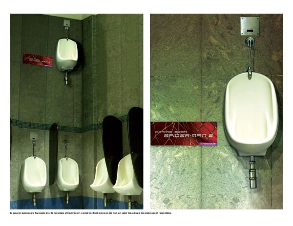 تصاویری جذاب از تبلیغات محیطی خارقالعاده فیلمها | ایدههای ساده اما جالب فیلمهایی مثل «بیل را بکش»، «بتمن میآغازد» و...