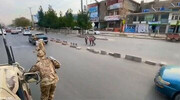 تصاویر گشت‌ اسکیت سوار طالبان در خیابان‌های کابل ؛ واکنش مردم را ببینید