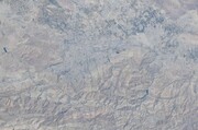 تصاویر فضایی یاسمین مقبلی از تهران | تقریبا درست از بالای سر تهران عبور کردیم