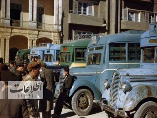 اتوبوس در تهران قدیم
