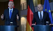 کنایه های تند اردوغان به غرب و اسرائیل در آلمان | غرب در قبال اسرائیل دچار عارضه روانی «بدهکاری» شده است