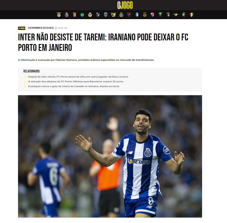 طارمی با خواستگاری قدیمی در پرتغال سوژه شد