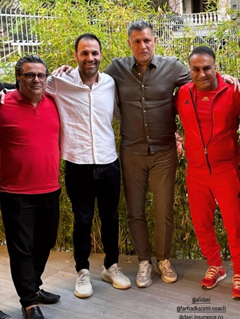 عکس| تغییر ویژه چهره و استایل علی دایی | شهریار به دوران بازی نزدیک شد
