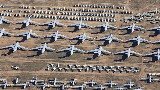 بزرگ‌ترین گورستان هواپیما در جهان