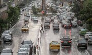 آماده باش نیروهای خدمات شهری در پی بارش باران در تهران