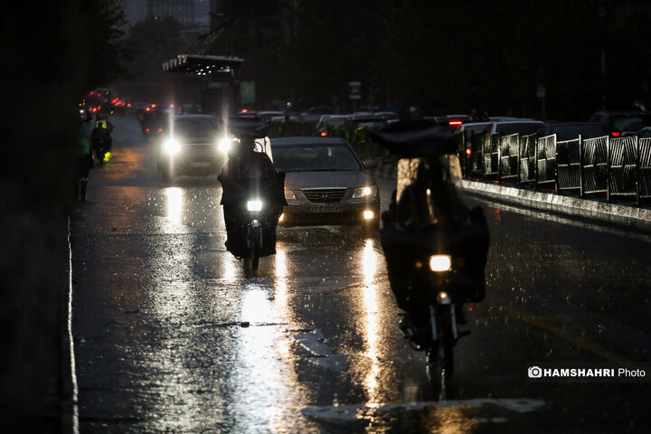 باران به پایتخت رسید