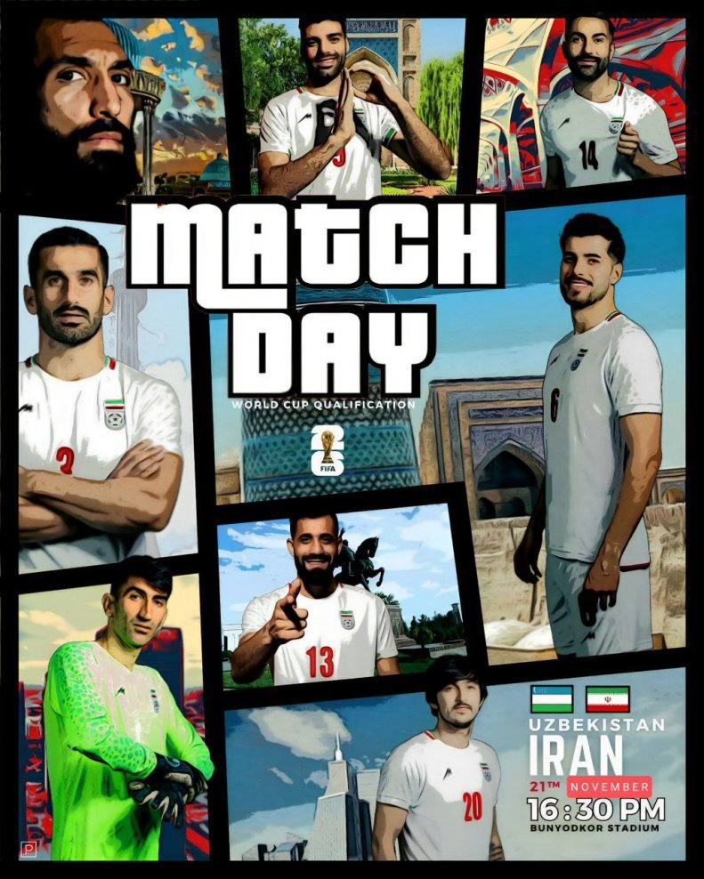 عکس| بازیکنان ایران شخصیتهای GTA شدند!