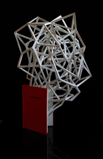 تصاویر خارقالعادهای از کتابهایی که مجسمه شدند | این مجسمهها گواهی بر قدرت زبان هستند